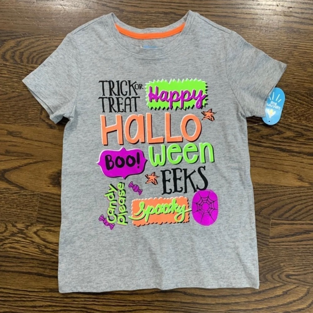 Girls Sz 7 Halloween T-Shirt